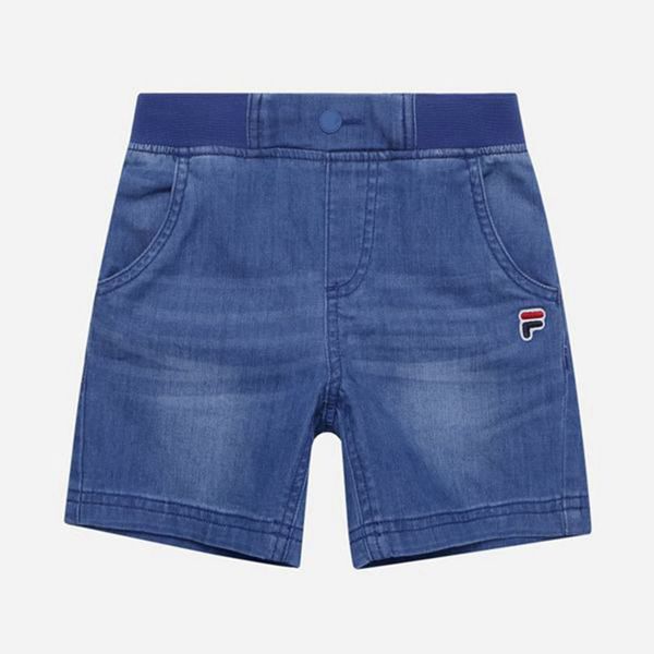 Fila Šortky Detske Modre - Denim Vypredaj - Slovakia 48309-HJKX